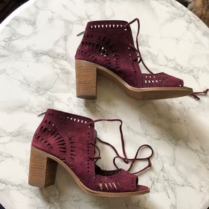 Vince Camuto Tarita Lace Up Heels